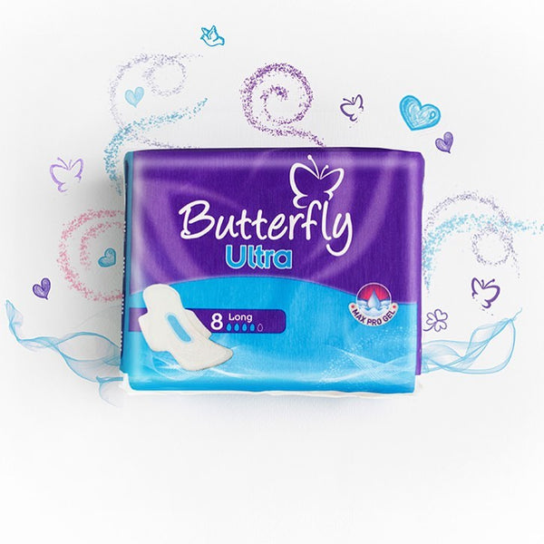 Butterfly Ultra Thin Economy Pack 8 pcs