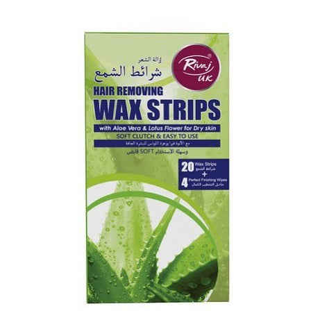 Rivaj Aloe Vera & Lotus Flower Body Wax Strips