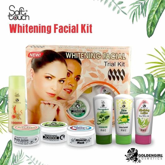 Golden girl WHITENING FACIAL TRIAL KIT 7 ITEMS