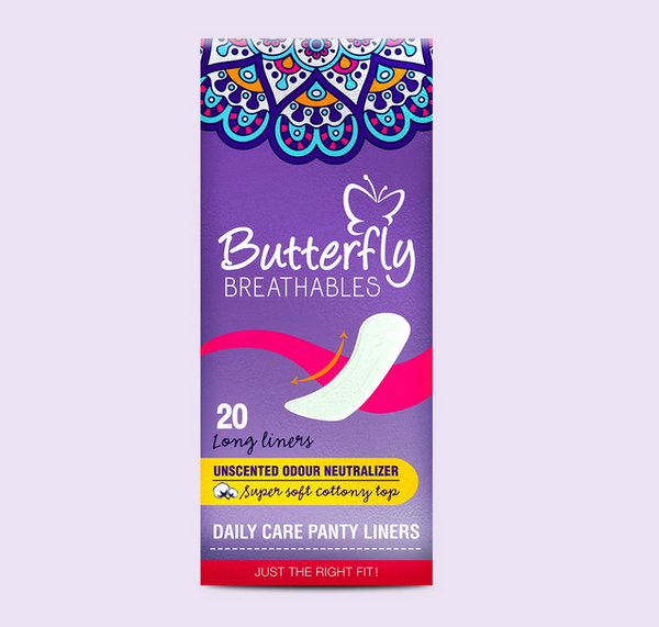 Butterfly Breathable Panty Liners