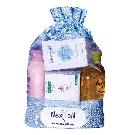 Nexton New Born Baby Giftset (Pouch) Small